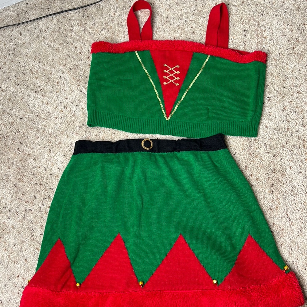 Mrs. Kalisz Christmas outfit